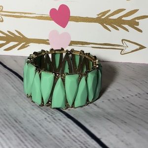 Gold elastic bracelets accessories